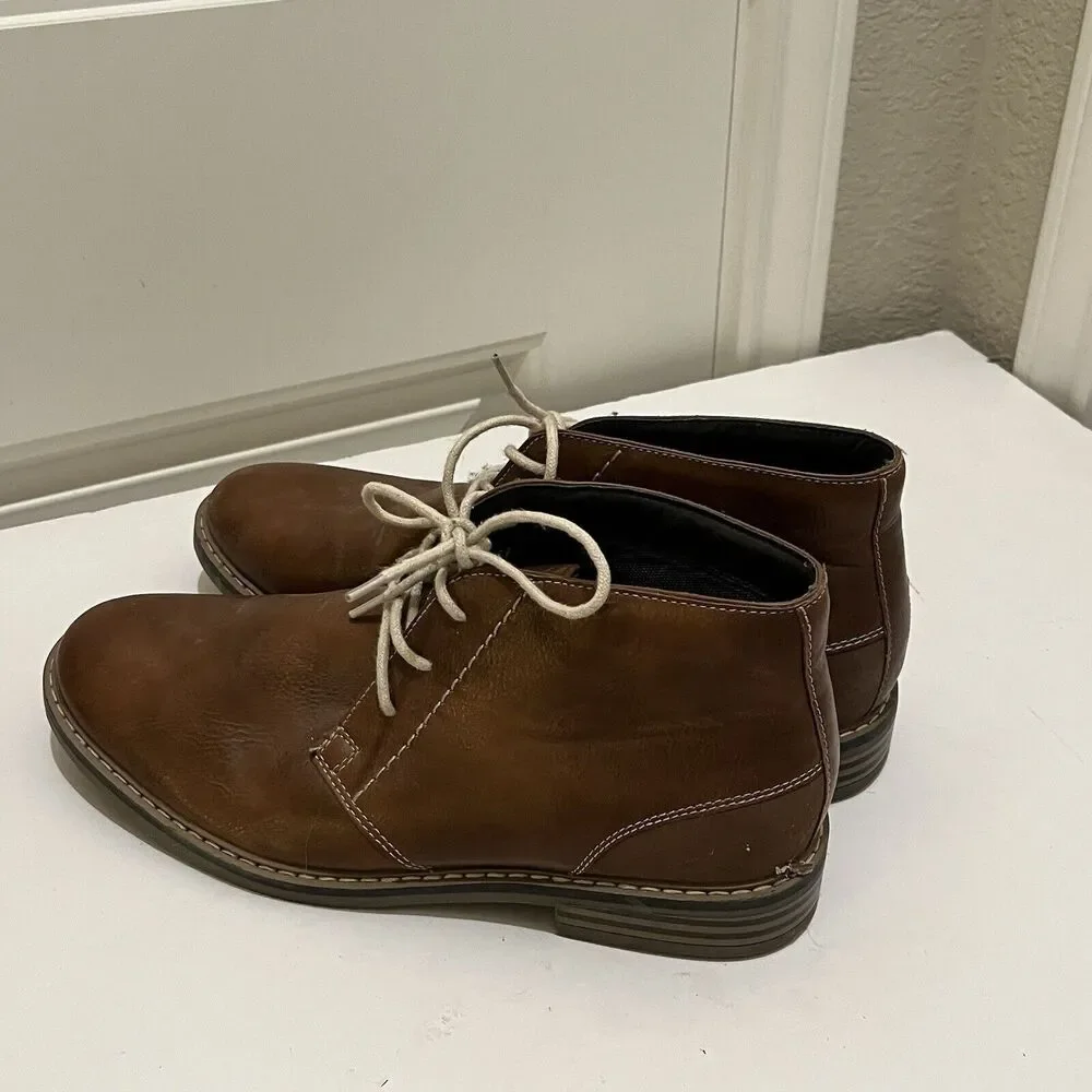 Arizona Jeans Co. Mens Az Dutton 625-7097 Brown Dress Shoes Lace Up Size 9.5M